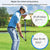 Adjustable Golf Swing Trainer for Beginners - Foldable & Corrective - Blue