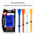 30 Adjustable Golf Tees with 83mm Height Limit - Set of 30 - Orange