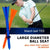 30 Adjustable Golf Tees with 83mm Height Limit - Set of 30 - Orange
