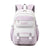 Versatile 15.6 Backpack for School & Work - Casual Design - Blue And White
