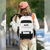 Versatile 15.6 Backpack for School & Work - Casual Design - Blue And White
