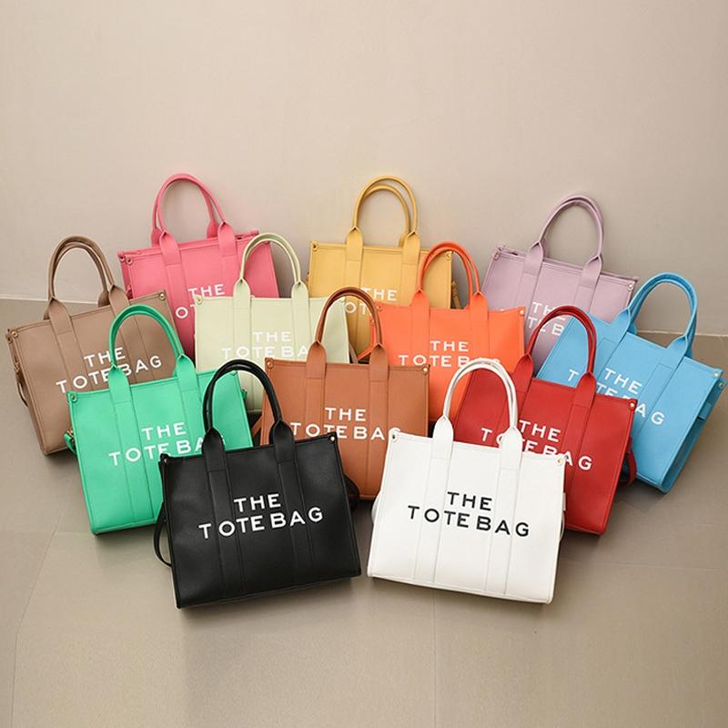 Stylish Pu Leather Crossbody Tote For Women - Small Khaki