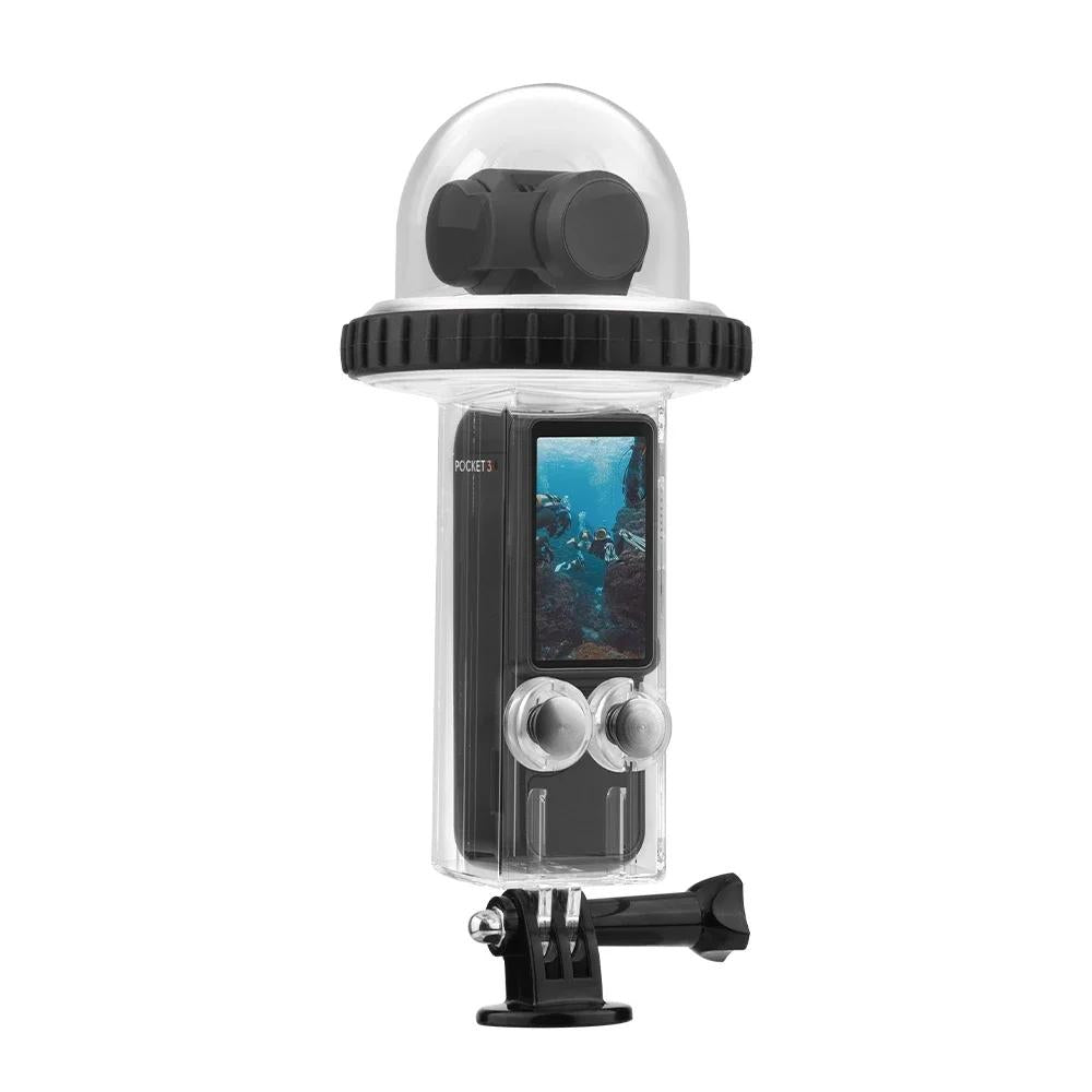 Waterproof Diving Housing for Dji Pocket 3 - 40m Depth - Black Handle