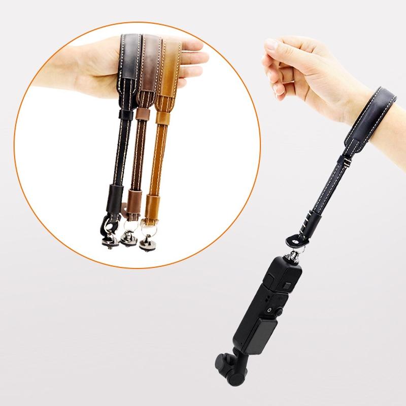 Handheld Camera Gimbal Wrist Strap for Dji Pocket / Om Series - Coffee Color