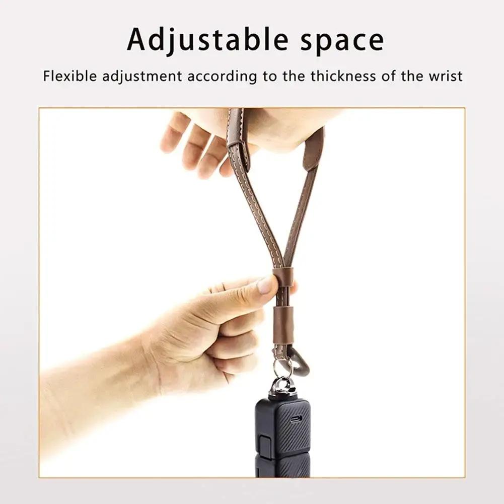 Handheld Camera Gimbal Wrist Strap for Dji Pocket / Om Series - Coffee Color
