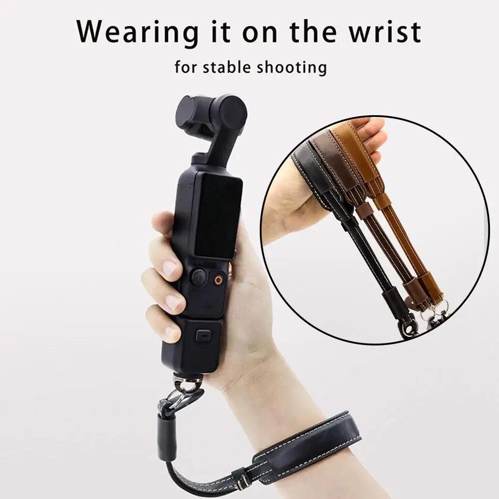 Handheld Camera Gimbal Wrist Strap for Dji Pocket / Om Series - Coffee Color