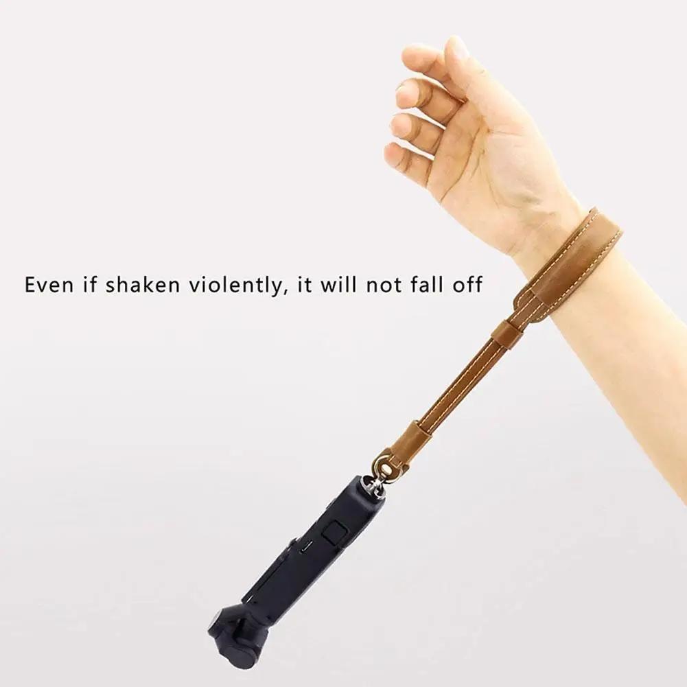 Handheld Camera Gimbal Wrist Strap for Dji Pocket / Om Series - Coffee Color