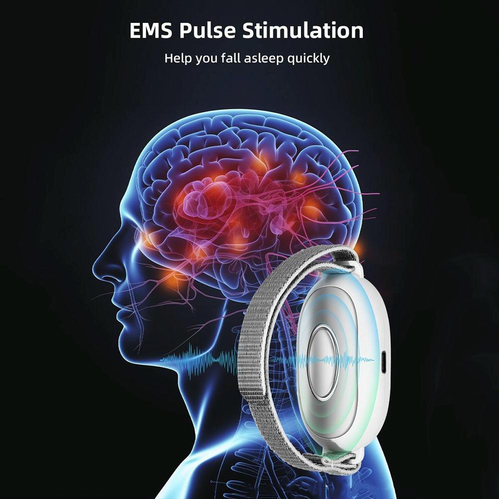 Smart Handheld Sleep Meter Ems Pulse Sleep Aid - Green