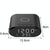 15W Wireless Charger With Mirror & Clock - White