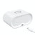 15W Wireless Charger With Mirror & Clock - White