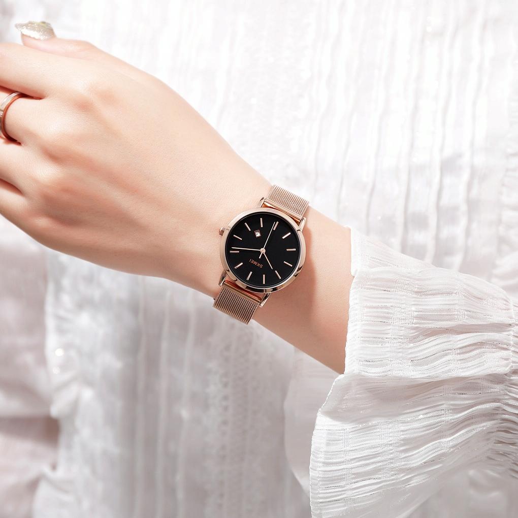 Simple Business Women Watch - Fashion Europe & America - Rose Gold