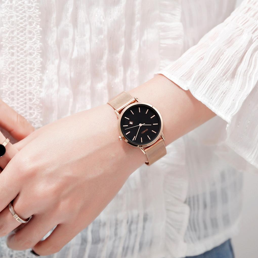 Simple Business Women Watch - Fashion Europe & America - Rose Gold