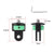 Universal 1 / 4 Inch Screw Action Camera Adapter - Adjustable - Green Black