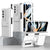 For Samsung Galaxy Z Fold4 5G Magnetic Armor Case With Push Pen - Silver