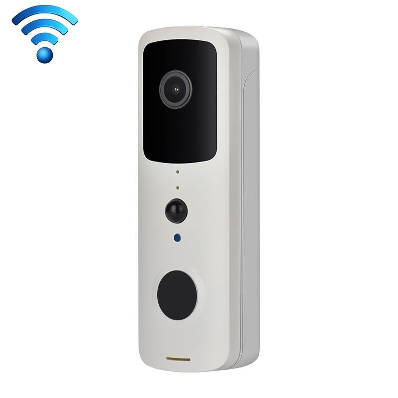 Smart Wifi Video Doorbell With Two-Way Intercom &amp; Night Vision - White