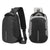 Water Repellent Multi Function Chest Bag With Usb Port Size S Gray