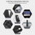 Water Repellent Multi Function Chest Bag With Usb Port Size S Gray