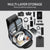 Water Repellent Multi Function Chest Bag With Usb Port Size S Gray