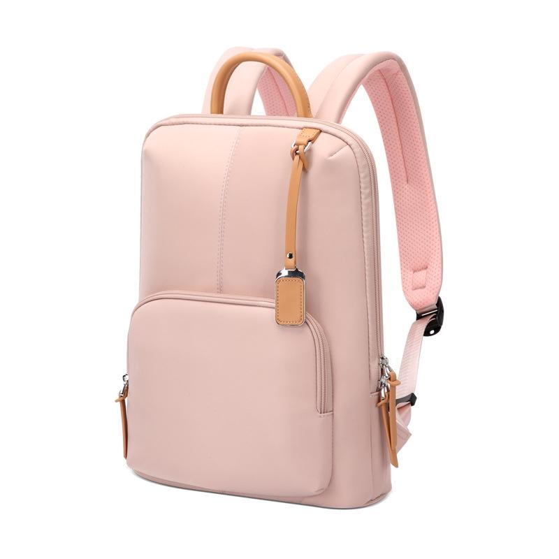 14-inch Thin & Light Waterproof Business Backpack - Pink