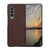For Samsung Galaxy Z Fold4 5G Genuine Leather Crocodile Texture Phone Case - Blue