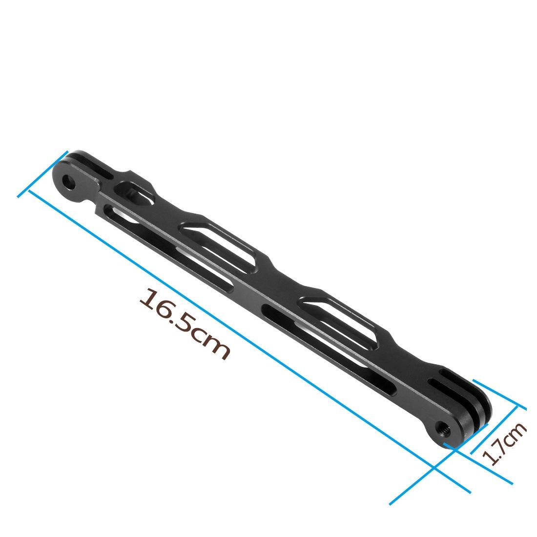 Aluminium Extension Arm for Action Cameras - 16.5cm - Blue