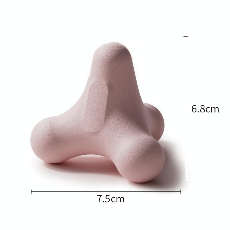 4-Corner Fascia Massage Ball For Neck & Shoulder Relief Yoga & Fitness - Green