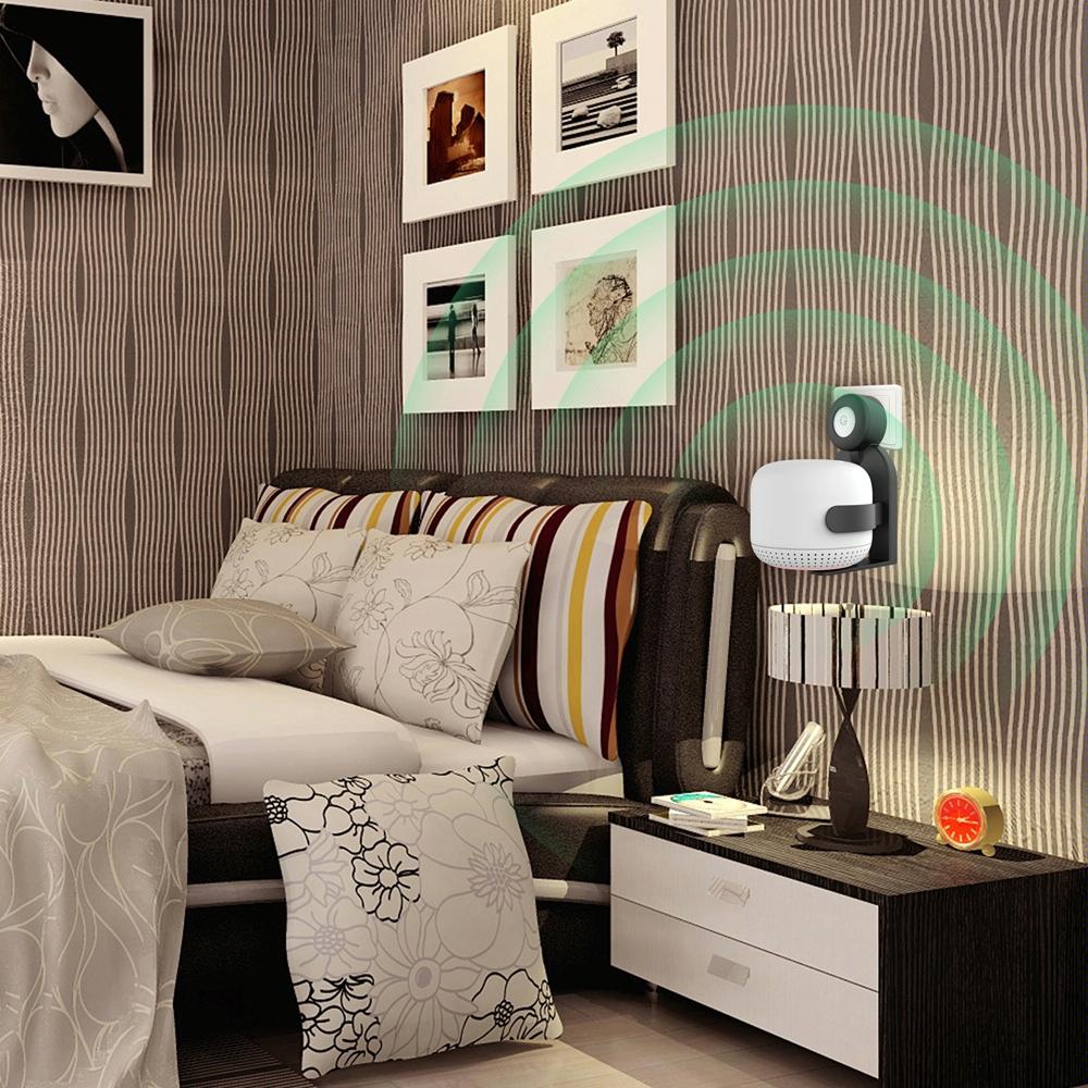 Wall-mounted Bracket for Google Nest Wifi Router and Point - Black