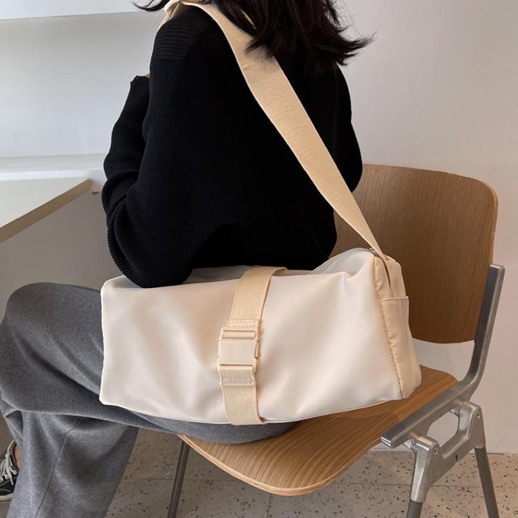 Travel & Fitness Crossbody Bag - Waterproof Nylon - Black