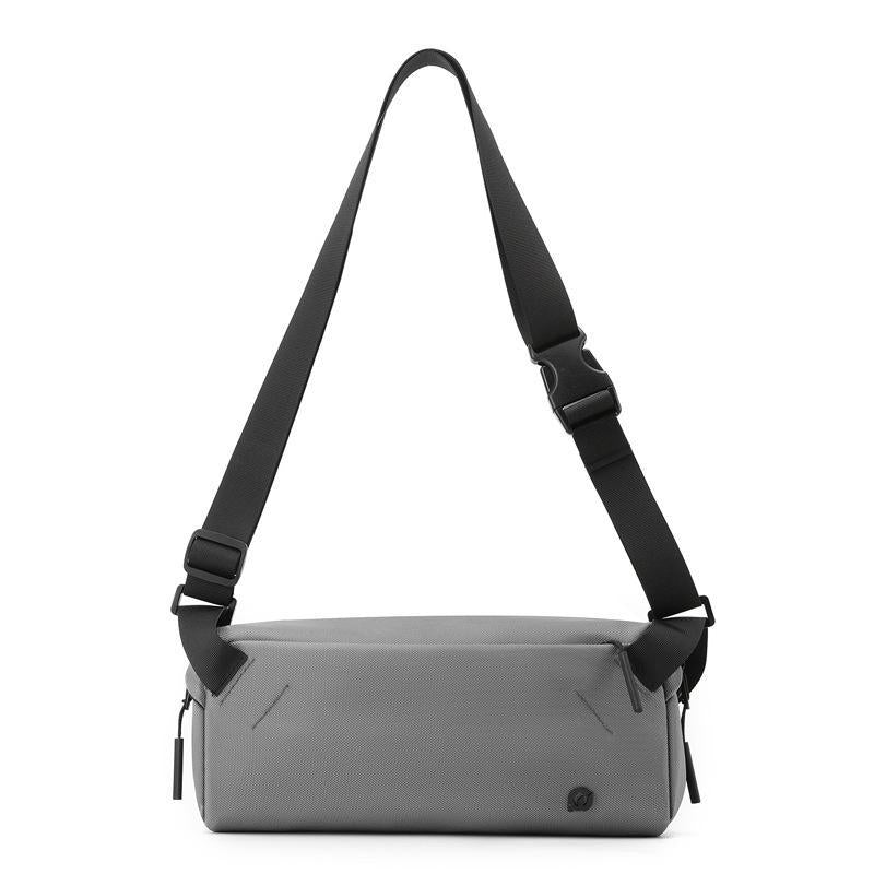 Men Cycling Chest Bag Casual Messenger Pack - Grey
