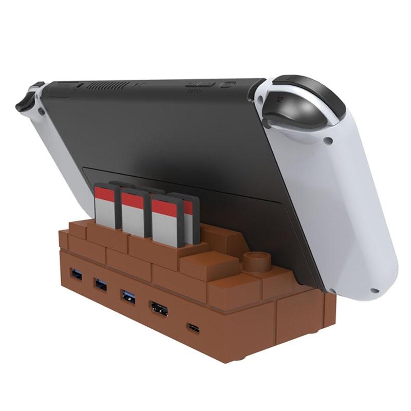 Universal Charging Dock For Nintendo Switch - Multi-Functional - Brown