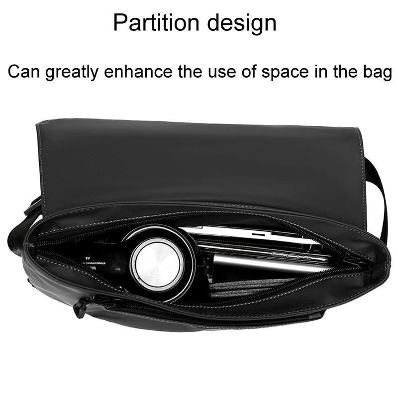 Waterproof Men Crossbody Backpack Gray