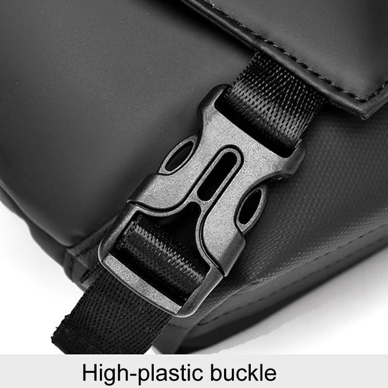 Waterproof Men Crossbody Backpack Gray