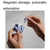 Wireless Bluetooth Earphones with Noise Reduction for Calls and Music - Semi-in-ear Design - Purple