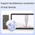 Wireless Bluetooth Earphones with Noise Reduction for Calls and Music - Semi-in-ear Design - Purple