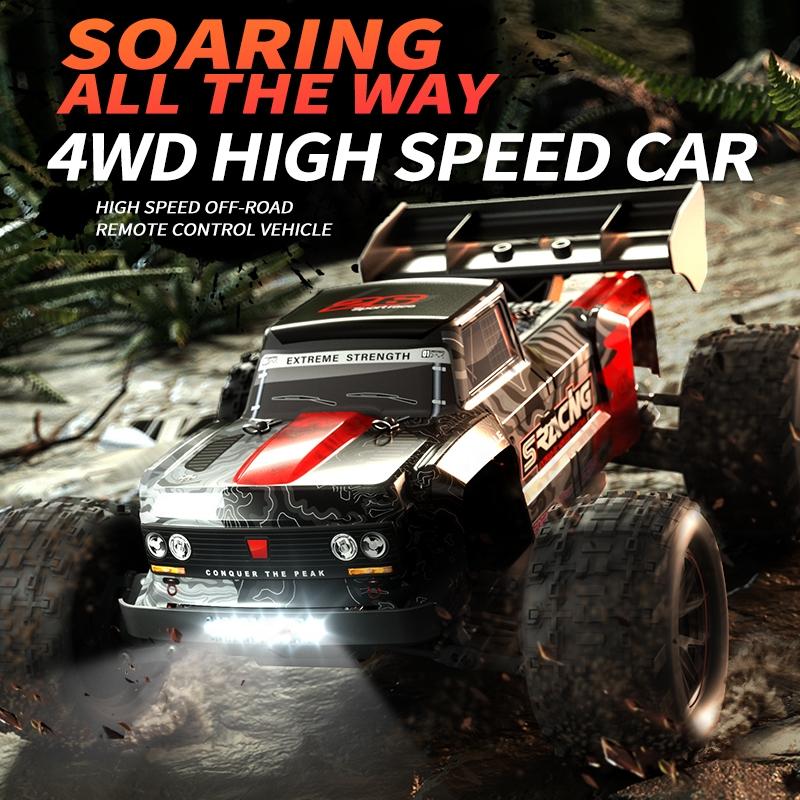 Off-road Remote Control Car - Electric 4wd Alloy Bigfoot - Green