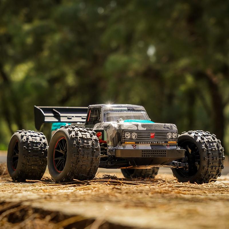 Off-road Remote Control Car - Electric 4wd Alloy Bigfoot - Green