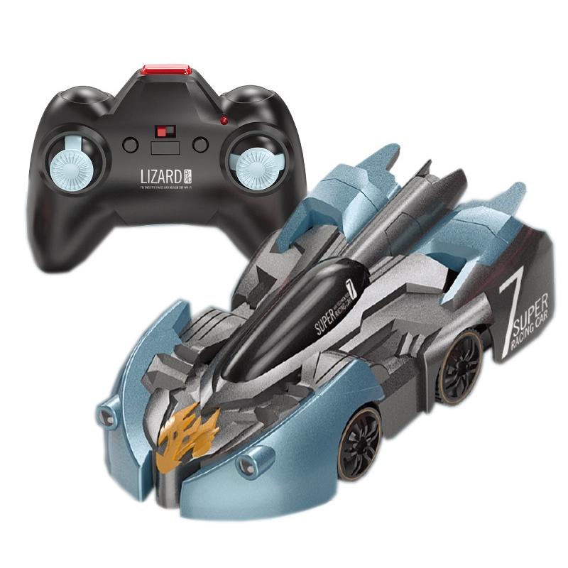 Electric Remote Control Wall Climbing Car for Kids - Mini Toy - Red Flame Handle Rc Edition