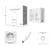 Clip-on Half-ring Fill Light for 10cm Mobile Phones - White