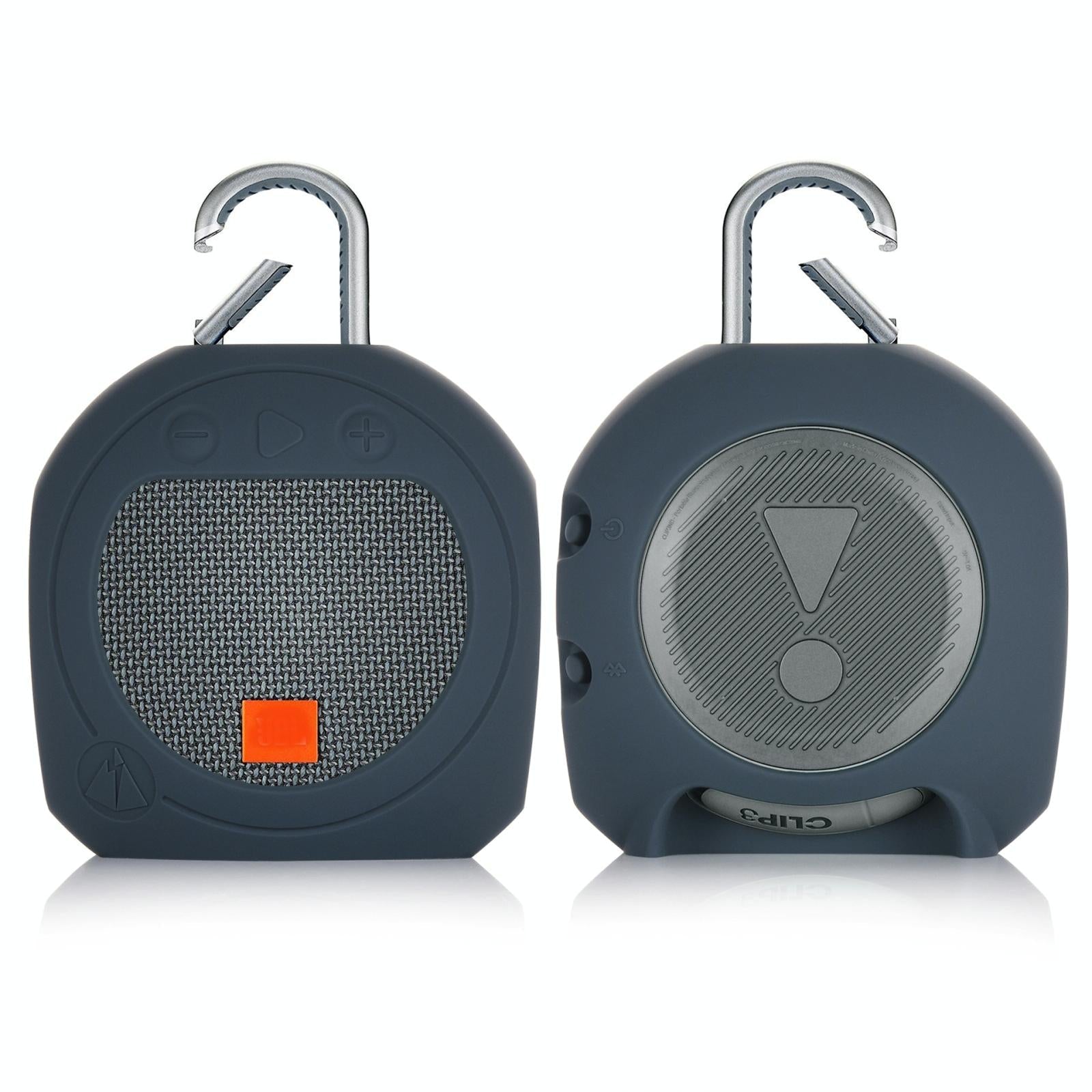 Protective Cover for Jbl Clip 3 Bluetooth Speaker - Anti-fall Silicone Storage - Black