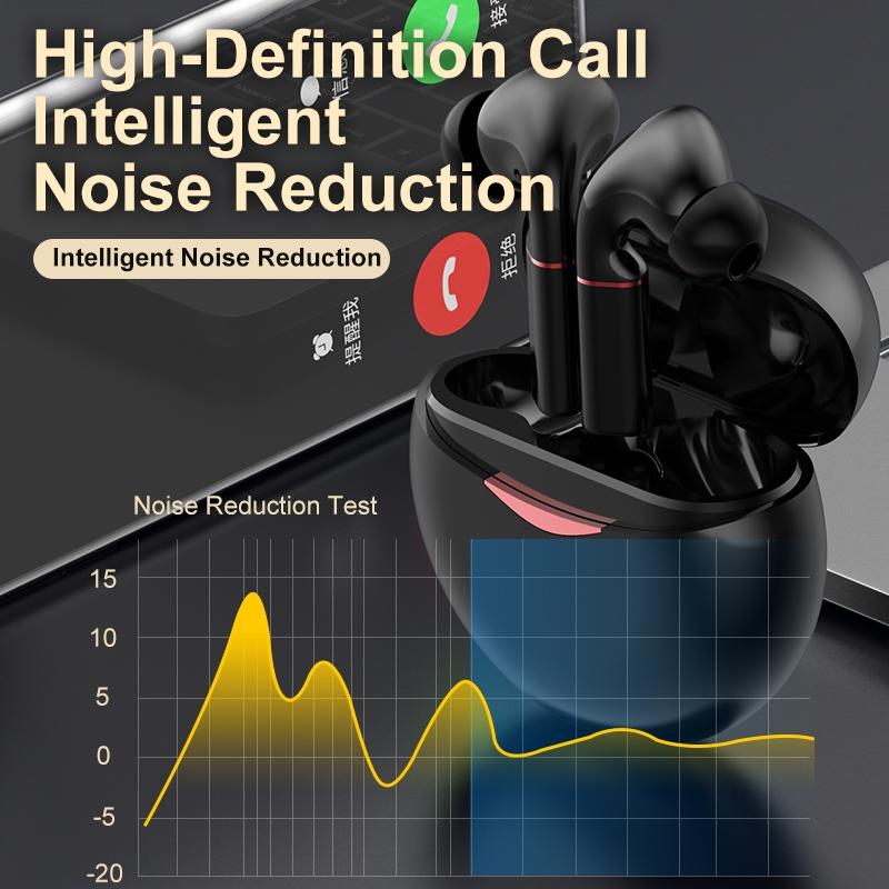 T & g T50 Sport Tws Bluetooth Earbuds with Noise Canceling and Mic - White