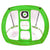 Foldable Square Golf Net for Indoor Practice - Green