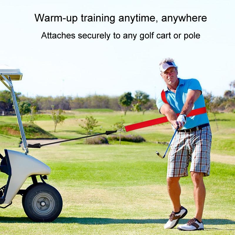 Golf Swing Training Belt for Improved Fitness and Technique - Yellow