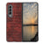 For Samsung Galaxy Z Fold4 5G Foldable Crocodile Texture Phone Case - Pu Leather - Red