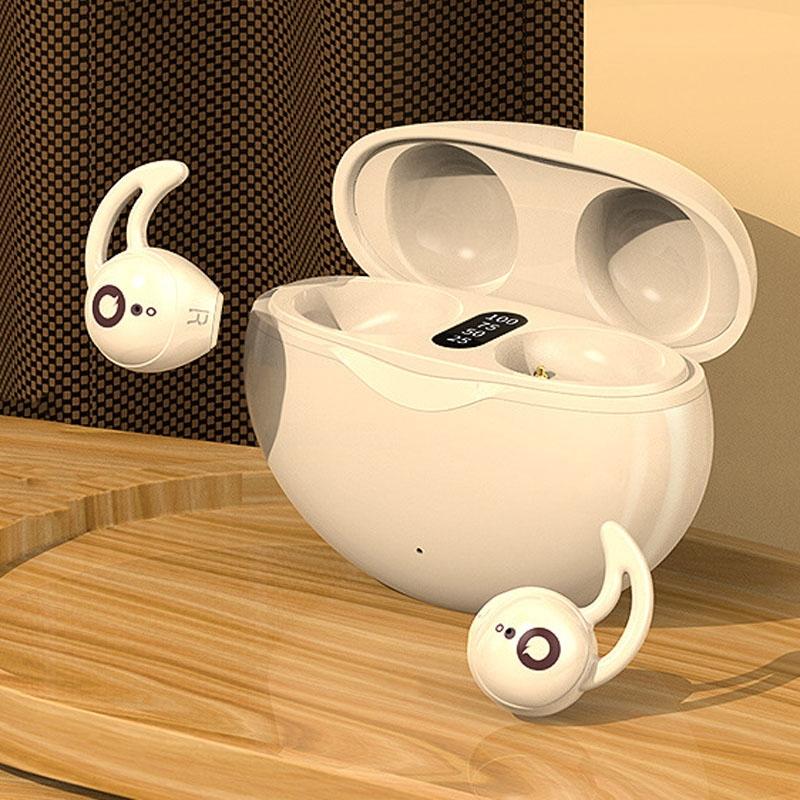 Mini Wireless Sports Earphones with Bluetooth for Sleep - S800 - White