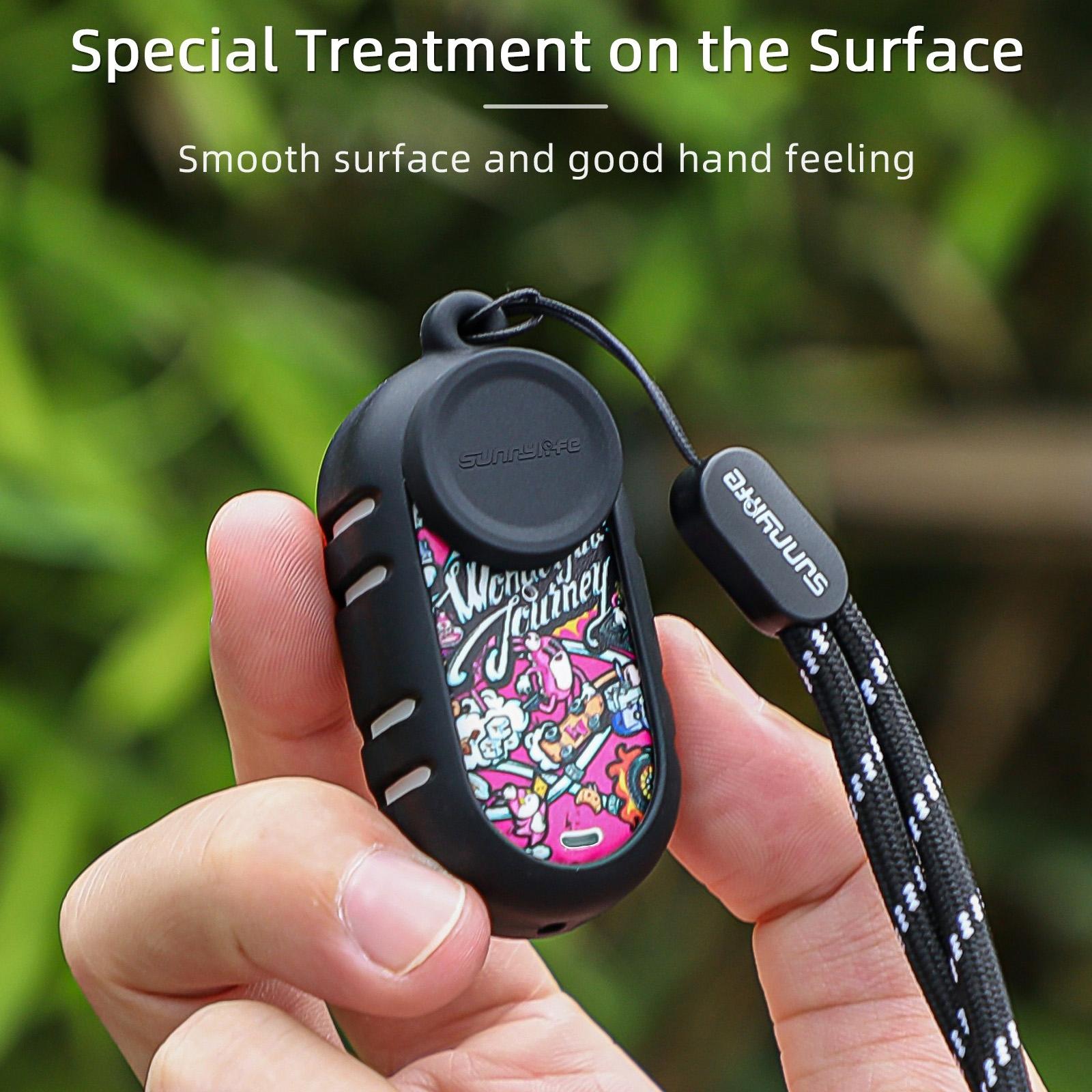 Insta360 Go 3 Silicone Case with Cooling Skin and Neck Strap - Black
