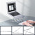 Adjustable Aluminum Laptop Cooling Bracket - Desktop - Silver