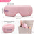 Rechargeable Eye Massager With Heat Air Pressure & Vibration - White