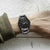 Waterproof Full Steel Quartz Watch - Fashion Business Calendar - White Case Black Face