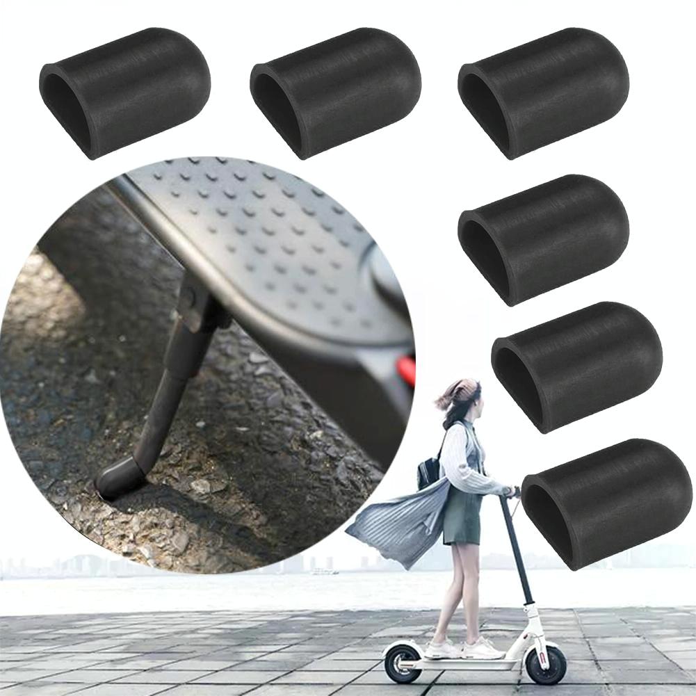 6-piece Silicone Foot Support for Xiaomi Mijia M365 Electric Scooter - Red