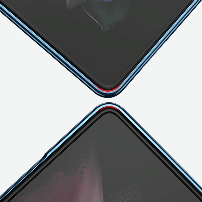 For Samsung Galaxy Z Fold4 5G Leather Plated Phone Cover - Blue